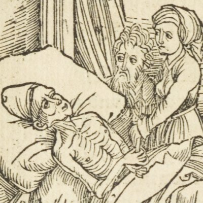 Des mauvais malades (Brant, Das Narrenschiff, Bâle, 1494, F47v)