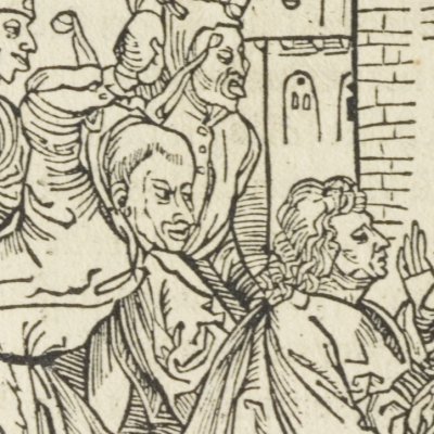 Des railleurs (Brant, Das Narrenschiff, Bâle, 1494, F52v)