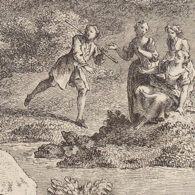 La montagne qui accouche… (La Fontaine, Desaint et Saillant, 1755) - Oudry