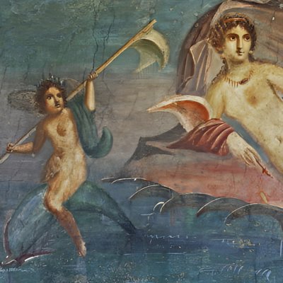 La naissance de Vénus (Pompéi, Villa de la Vénus à la coquille)