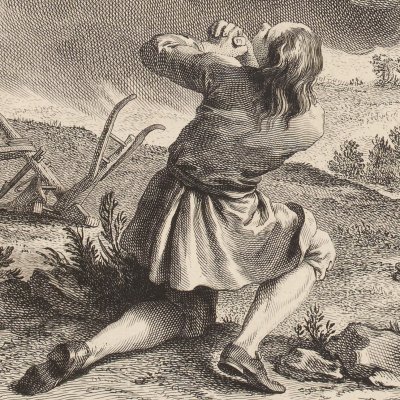 Jupiter et le métayer (La Fontaine, Desaint et Saillant, 1755) - Oudry
