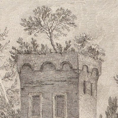 Le cheval et l’âne (La Fontaine, Desaint et Saillant, 1755) - Oudry
