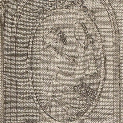 The laughing man and the fish (La Fontaine, Desaint et Saillant, 1755) - Oudry