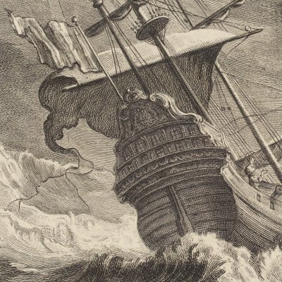 Jupiter and the Passenger (La Fontaine, Desaint et Saillant, 1755) - Oudry
