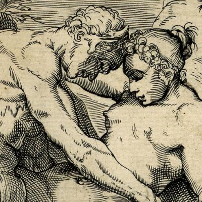 Satyre et Nymphe faisant l’amour (Lascivie) - Carrache