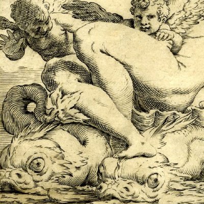 Le triomphe de Galatée (Lascivie) - Carrache