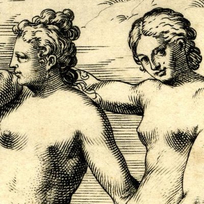 Les trois Grâces (Lascivie) - Carrache