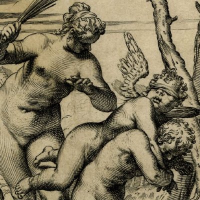 Vénus punit l’Amour profane (Lascivie) - Carrache