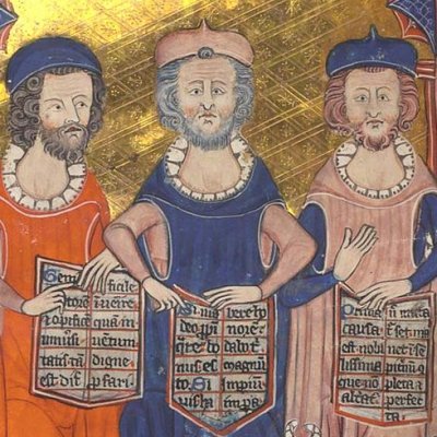 Platon, Sénèque et Aristote (Ms Hunter 231)