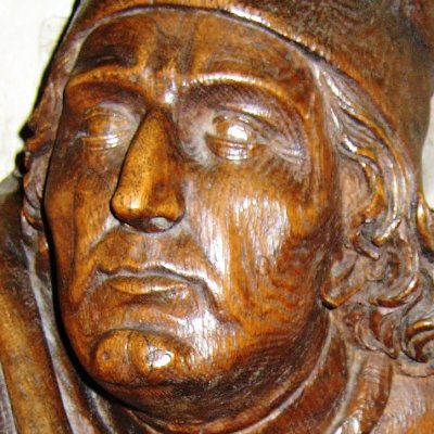 Buste de Virgile dans l’église principale d’Ulm - Jörg Syrlin l’Ancien
