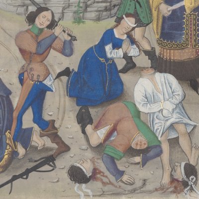 Martyre de saint Pierre et de saint Paul (David Aubert, Croniques abregies…)