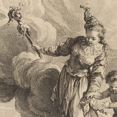 L'amour et la folie (La Fontaine, Desaint et Saillant, 1755) - Oudry