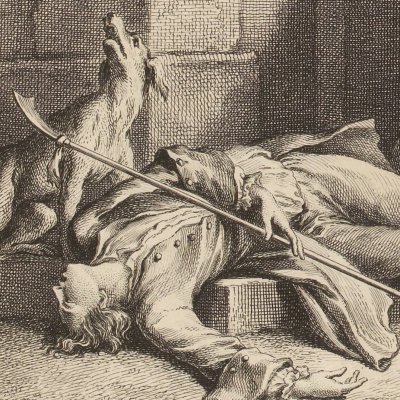 Daphnis et Alcimadure (La Fontaine, Desaint et Saillant, 1755) - Oudry