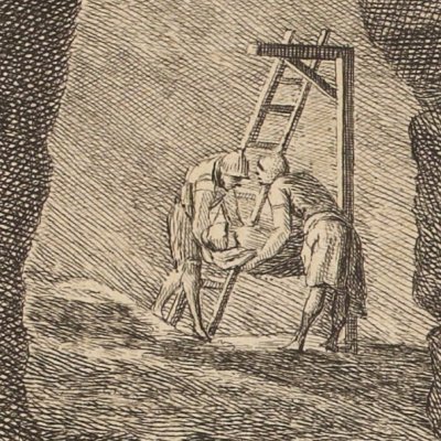 La matrone d’Éphèse. 2e pl. (La Fontaine, Desaint et Saillant, 1755) - Oudry