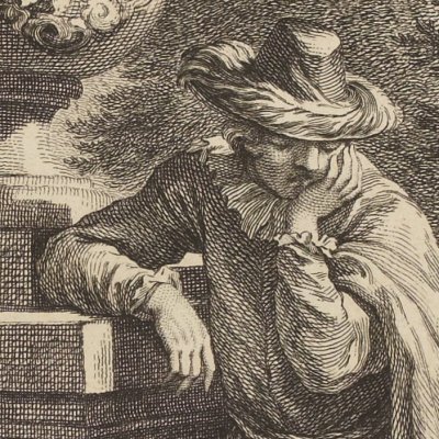Belphégor, 2e pl. (La Fontaine, Desaint et Saillant, 1755) - Oudry