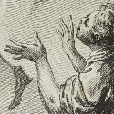 L'ange Jesrad se révèle à Zadig (Voltaire, Romans et contes, 1778) - Monnet