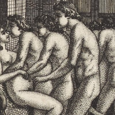 Repas chez Bernis et Albani (Juliette, IV, fig. 34)