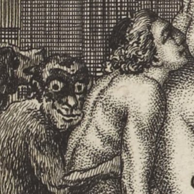 Scène de luxure avec des animaux chez Mme de Borghèse (Juliette, IV, fig. 37)