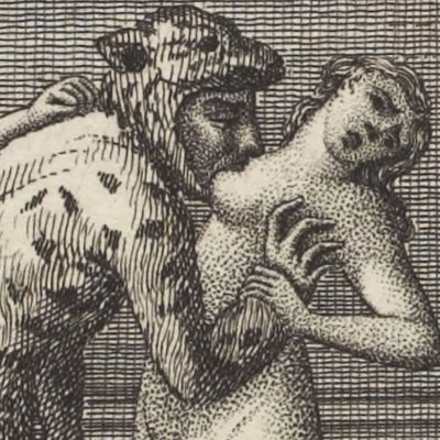 Moberti vêtu en tigre supplicie Zanetti (Juliette, VI, fig. 55)