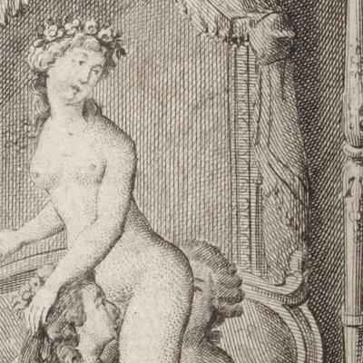 Eugénie between Dolmancé & Mme de St-Ange (La Philosophie dans le boudoir, 1795)