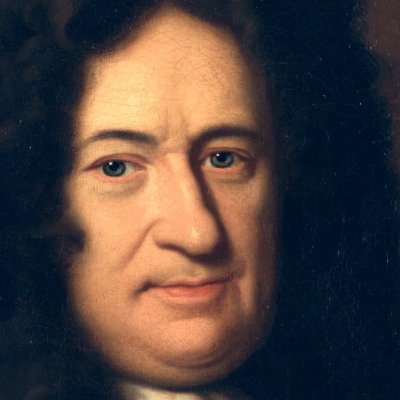 Portrait de Leibniz vers 50 ans - Bernhard Francke