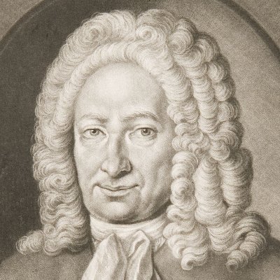 Portrait de Leibniz à 68 ans - Haid d’après Auerbach