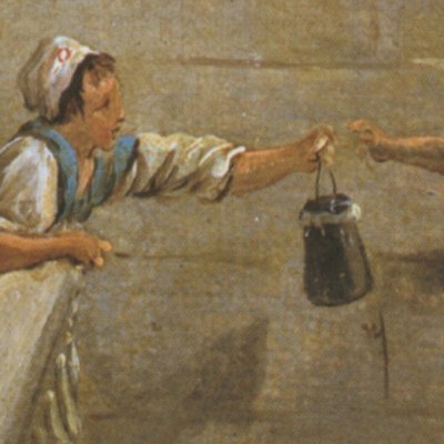 Ravitaillement des prisonniers à Saint-Lazare - Hubert Robert
