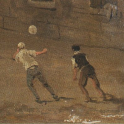 Partie de ballon dans la cour de Saint-Lazare - Hubert Robert