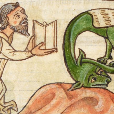 L’aspic (Bestiaire Harley 3244, F61v)