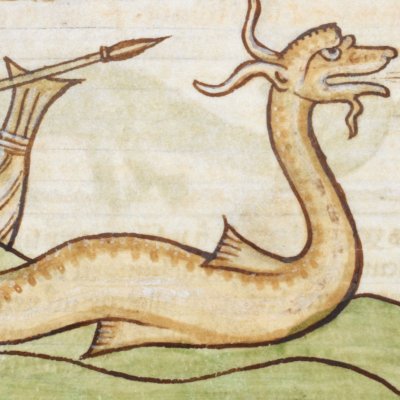L’hydre (Bestiaire Harley 3244, F62r)