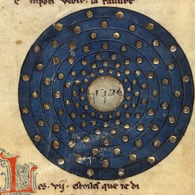 Ciel étoilé (G. de Metz, Image du monde, Français 14964)