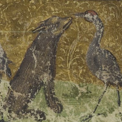 Le loup et la grue (Isopet FR15213) - R. de Montbaston 