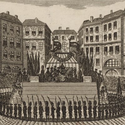 Amphithéâtres d’enrôlement sur les places de Paris