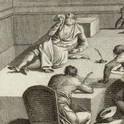 Robespierre amené blessé dans l’anti-salle du Comité de Salut Public