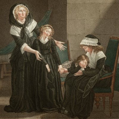 Séparation de Marie-Antoinette d’avec sa famille dans la tour du Temple
