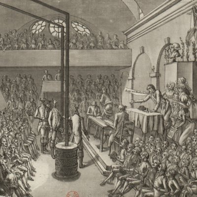 Grande séance aux Jacobins en janvier 1792