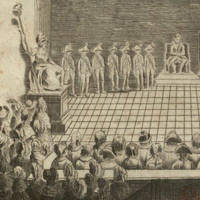 Procès des Girondins au Tribunal révolutionnaire, lecture de l’acte d’accusation