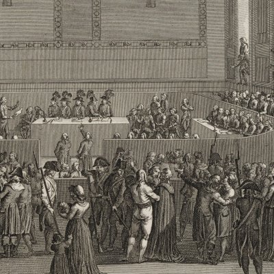 Fouquier-Tinville jugé par le Tribunal révolutionnaire - Berthault > Girardet