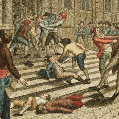 Massacre de Lyon ordered by Collot d'Herbois - Aliprandi after Bertaux