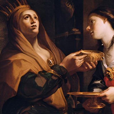 Artémise boit les cendres de son époux Mausole - Bernardino Mei