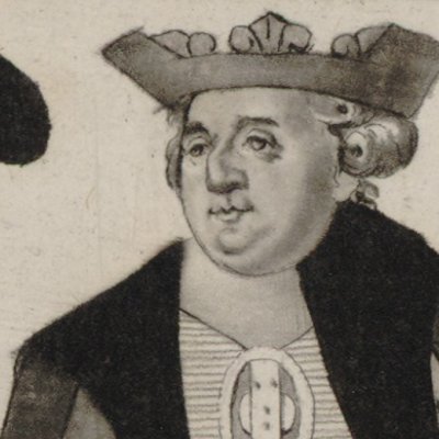 La trinité bourbonnaise (Louis XVI en roi de trèfle, de pique et de cœur)