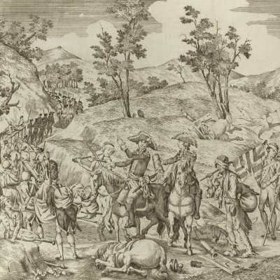 Trouée de Grandpré avant la bataille de Valmy. 8 septembre 1792