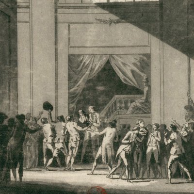 Curtius délivre les portraits du duc d’Orléans et de Mr Necker… - Janinet