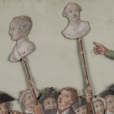 Première scène de la révolution à Paris (12 juillet 1789)