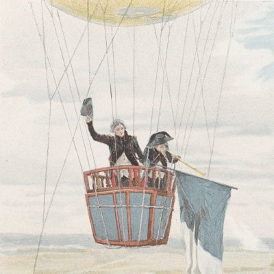 Première ascension (Les aérostats aux armées de la république)