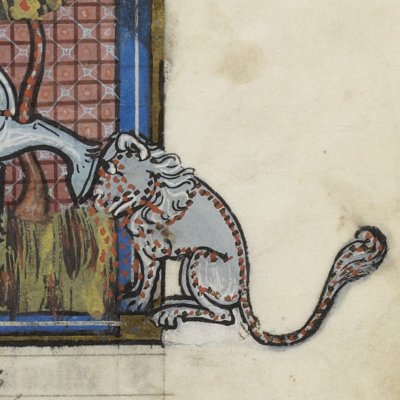 Coup de pied d’un cheval à un lion (Isopet FR15213) - R. de Montbaston