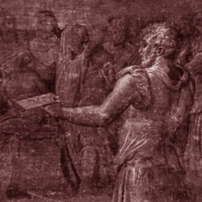 Timanthe peignant Iphigénie - Vasari