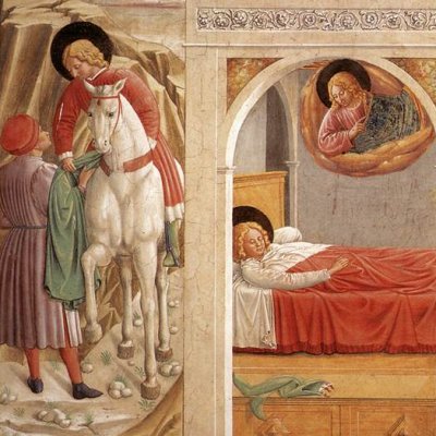 Le songe du Palais (Vie de saint François) - Benozzo Gozzoli