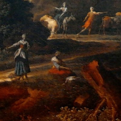 Paysage dans le goût de Poussin - Etienne Allegrain