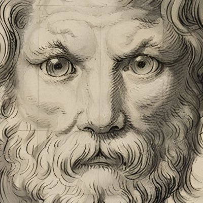 Trois têtes physiognomoniques inspirées par le lion - Le Brun